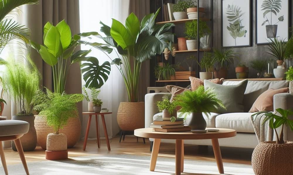 Rośliny w Salonie: Jak Wybrać i Dbać o Rośliny w Pomieszczeniach