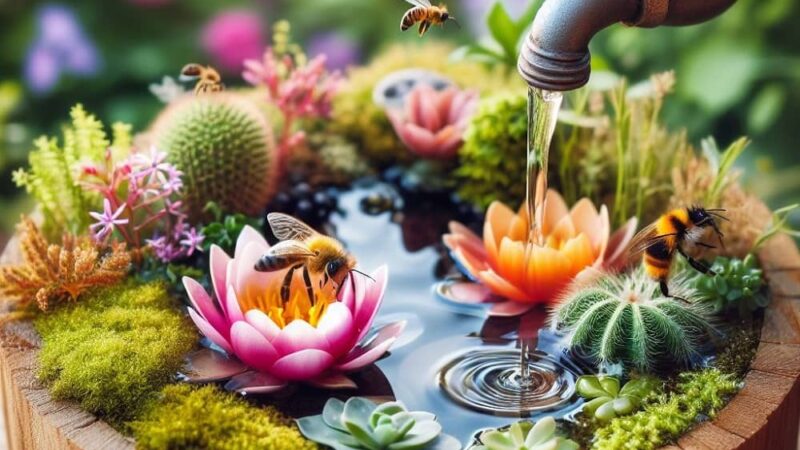 Ogrody wodne dla owadów: Jak stworzyć przyjazne środowisko dla pszczół i motyli