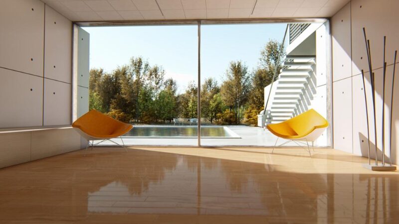 Jak dobrać długość firan do okien w salonie?