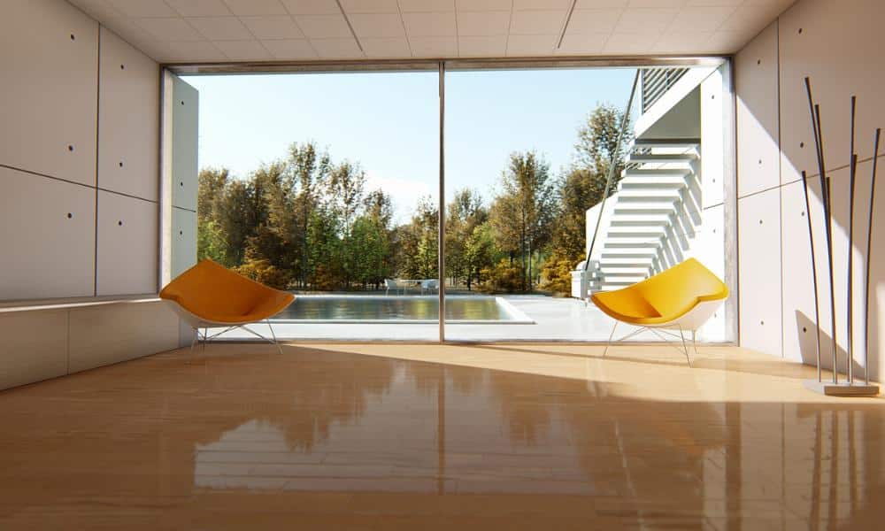 Jak dobrać długość firan do okien w salonie?